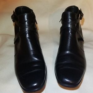 Black ankle boots